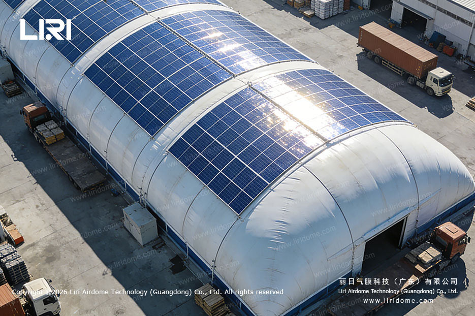 光伏气膜侧面图